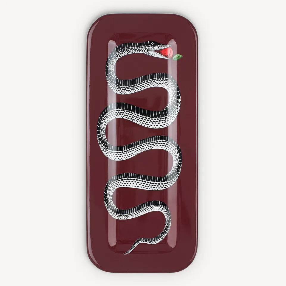 fornasetti-home-accessories-tablett-serpente-holz-rechteckig image 1