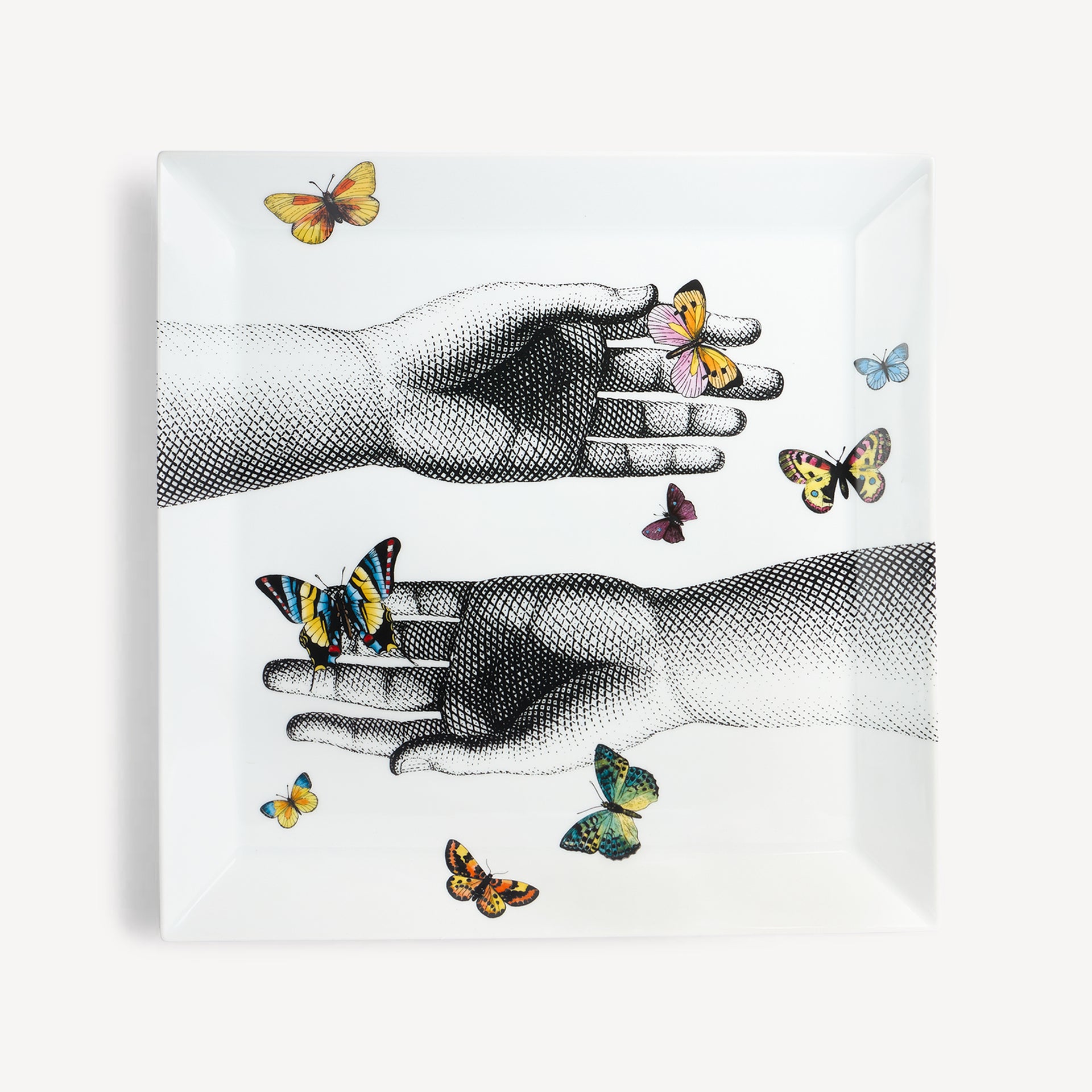 fornasetti-mani-e-farfalle-tablett-eckig-porzellan-2 image 1