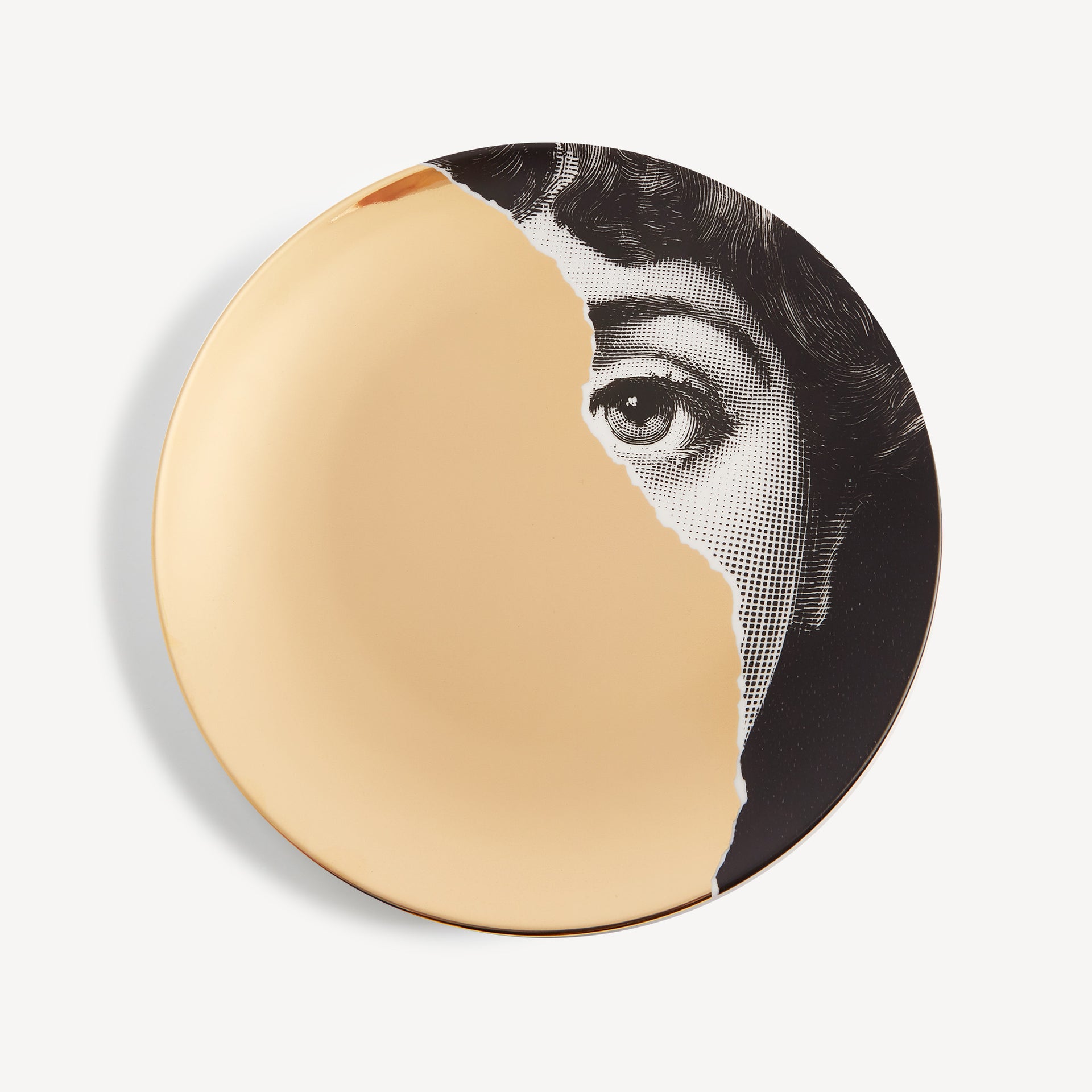 fornasetti-tema-e-variazioni-wandteller-n-145-porzellan-gold image 1