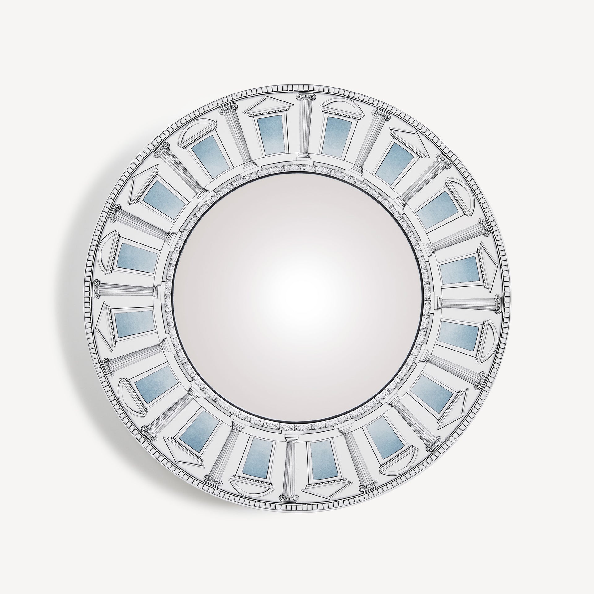 fornasetti-architettura-celeste-spiegel-holz-konvex image 1