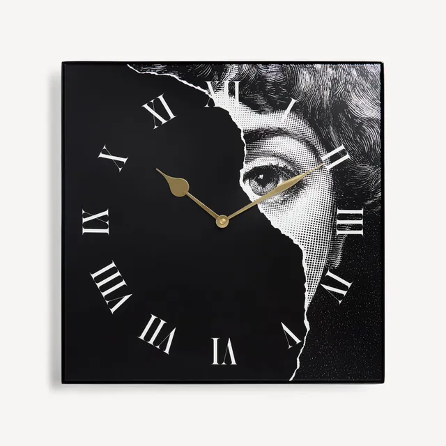 fornasetti-tema-e-variazioni-n-145-wanduhr-metall-lautlos image 1