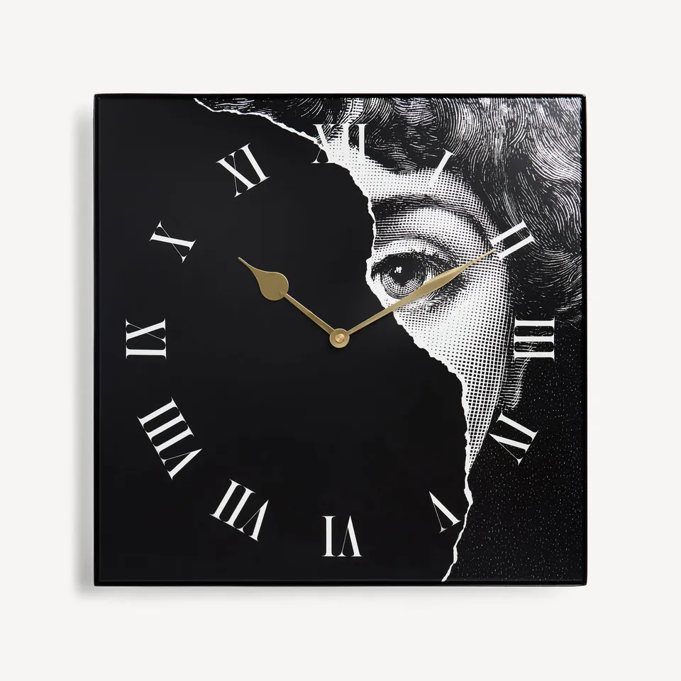 fornasetti-tema-e-variazioni-n-145-wanduhr-metall-lautlos image 1