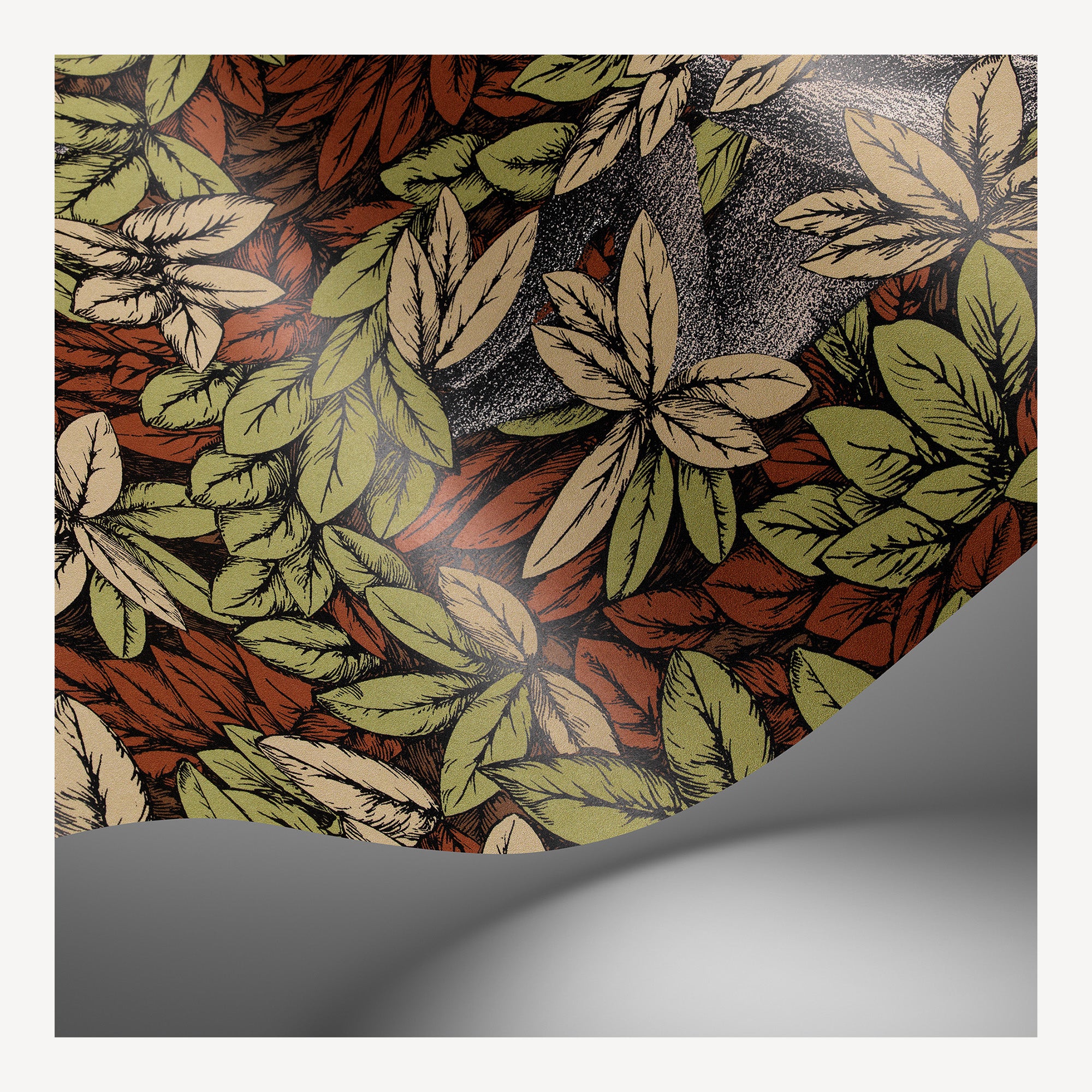 fornasetti-foglie-e-scimmie-tapete-olive-68-5-cm-x-10-m image 2