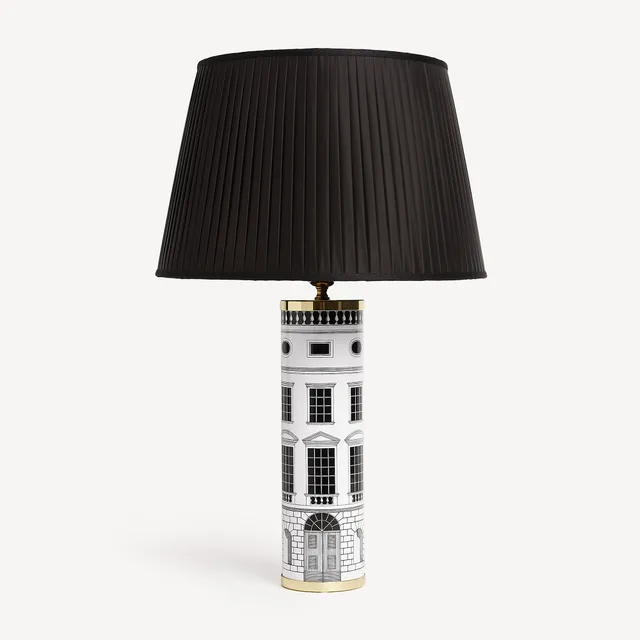 fornasetti-conical-lampenschirm-plissiert-konisch-stoff image 1