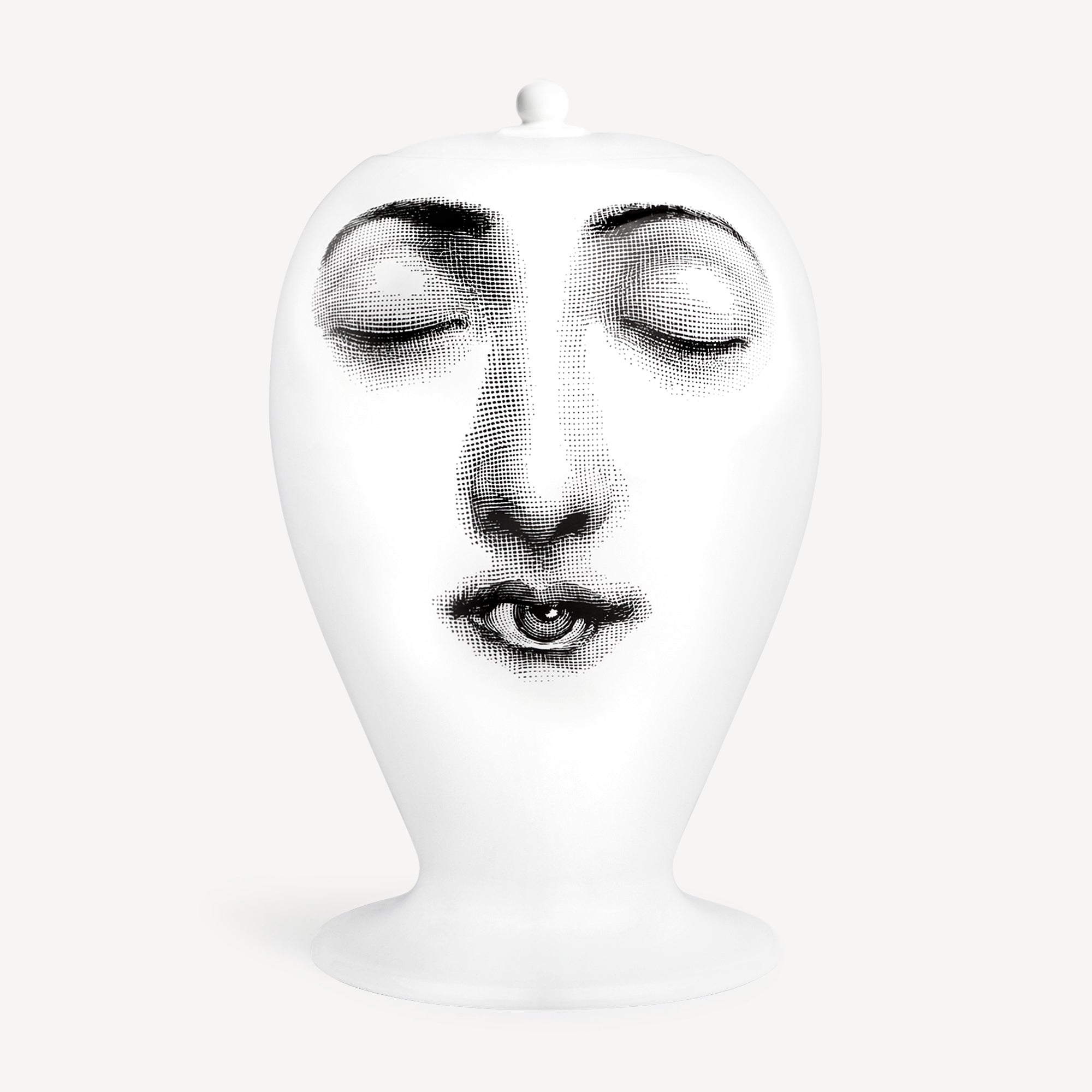 fornasetti-viso-a-bocche-vase-keramik-schwarz-wei-limitiert image 3