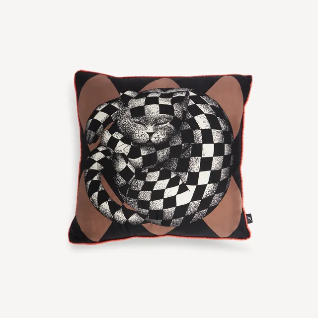 fornasetti-high-fidelity-kissen-seide-quadratisch-katze image 1