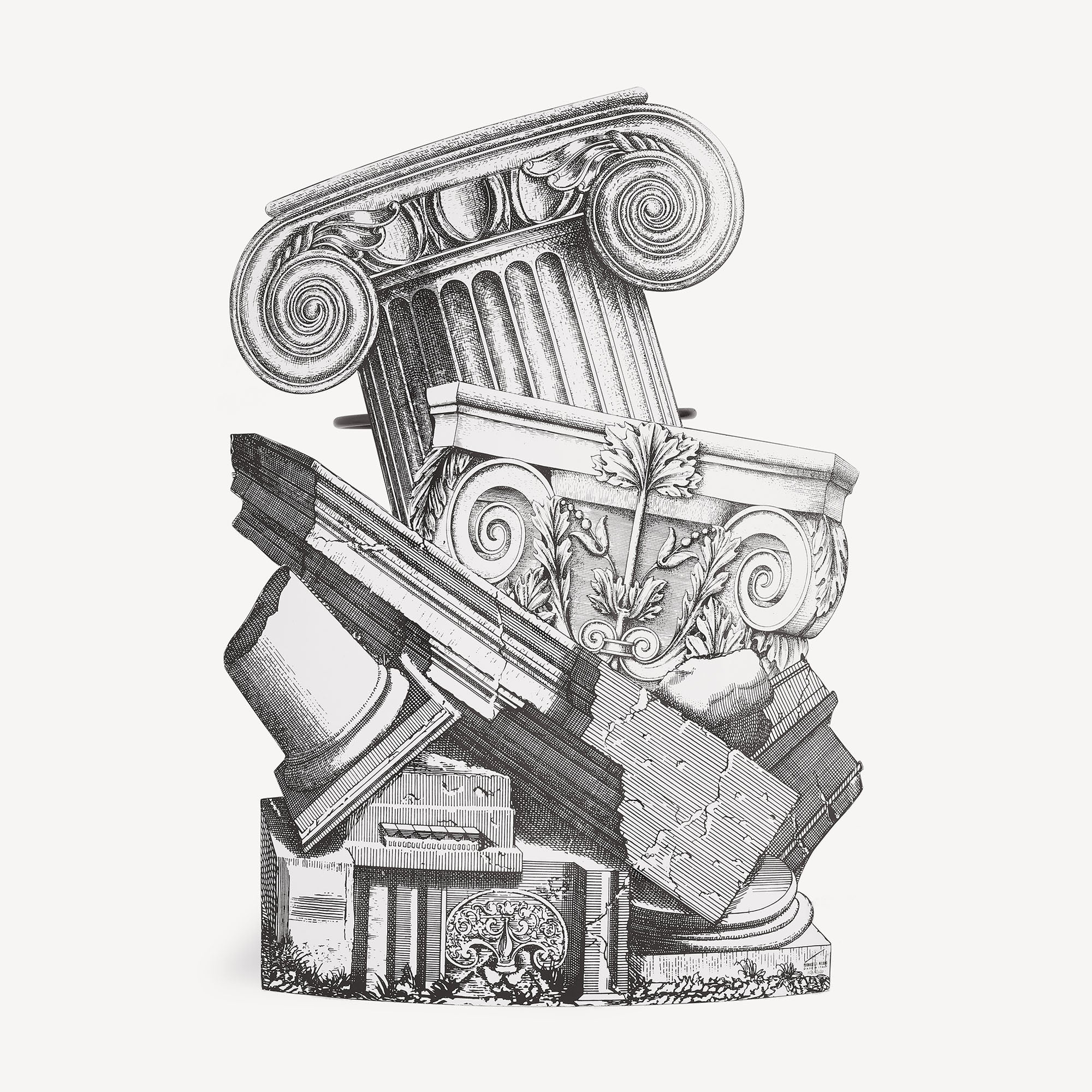 fornasetti-trompe-l-oeil-rovine-schirmst-nder-metall-lackiert image 1