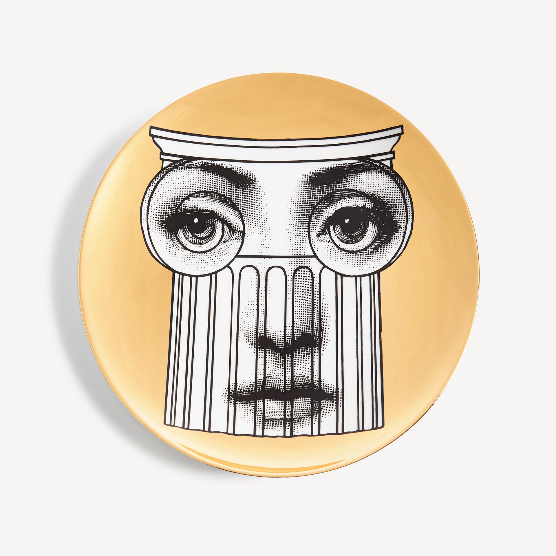 fornasetti-tema-e-variazioni-wandteller-n-278-lina-gold image 1