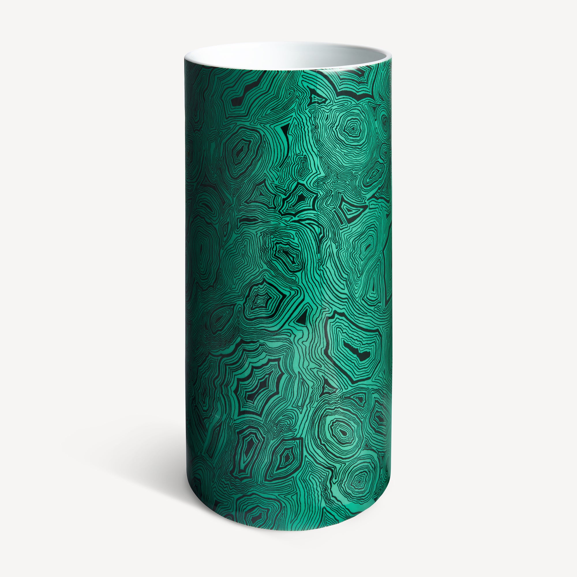 atelier-fornasetti-serratura-malachit-vase-porzellan-mittel image 3