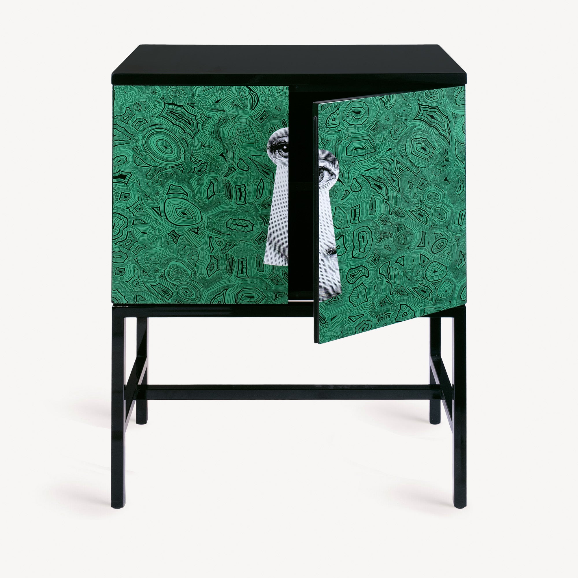 fornasetti-serratura-sideboard-malachit-gr-n-holz image 2