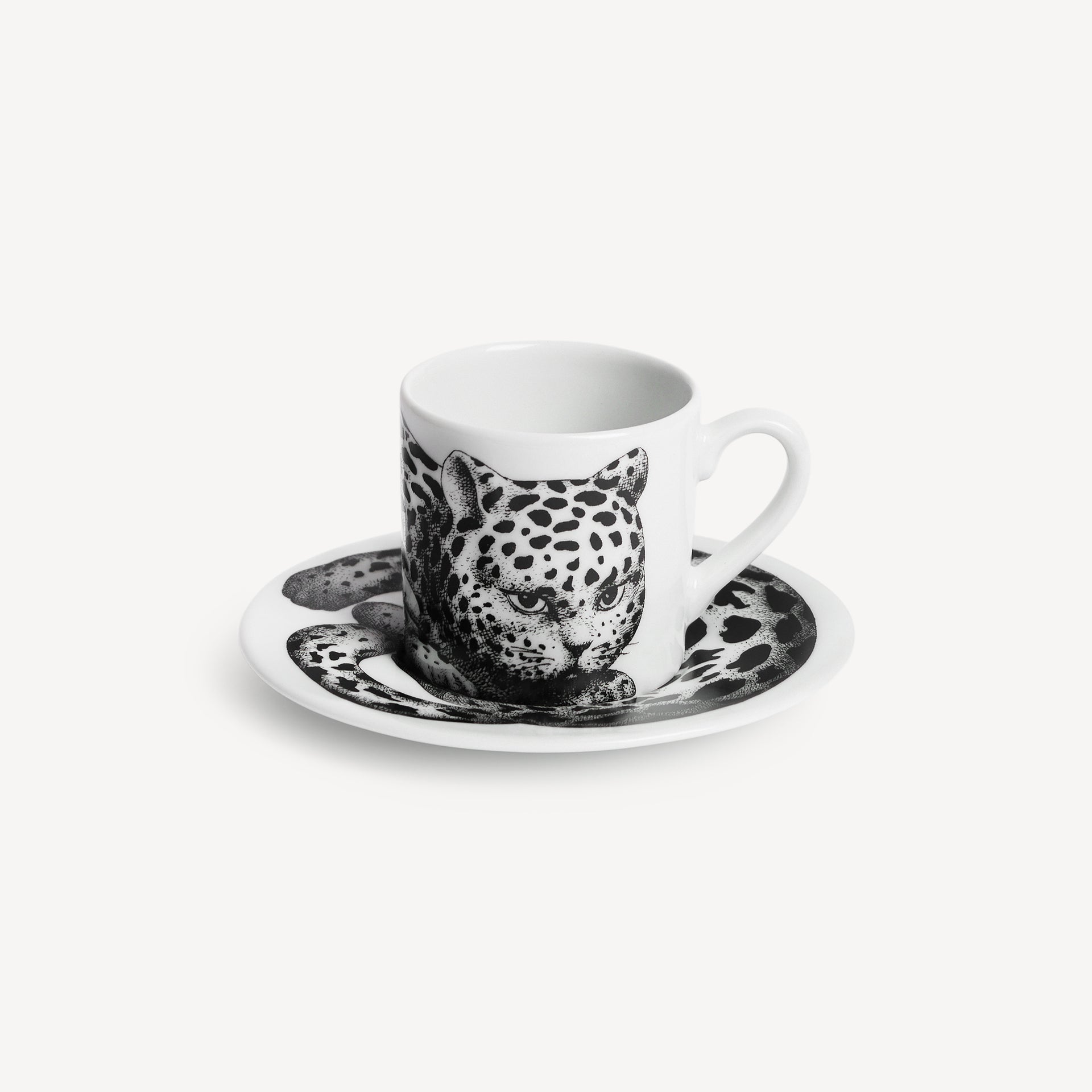 fornasetti-high-fidelity-stellato-kaffeetasse-katze-porzellan image 1