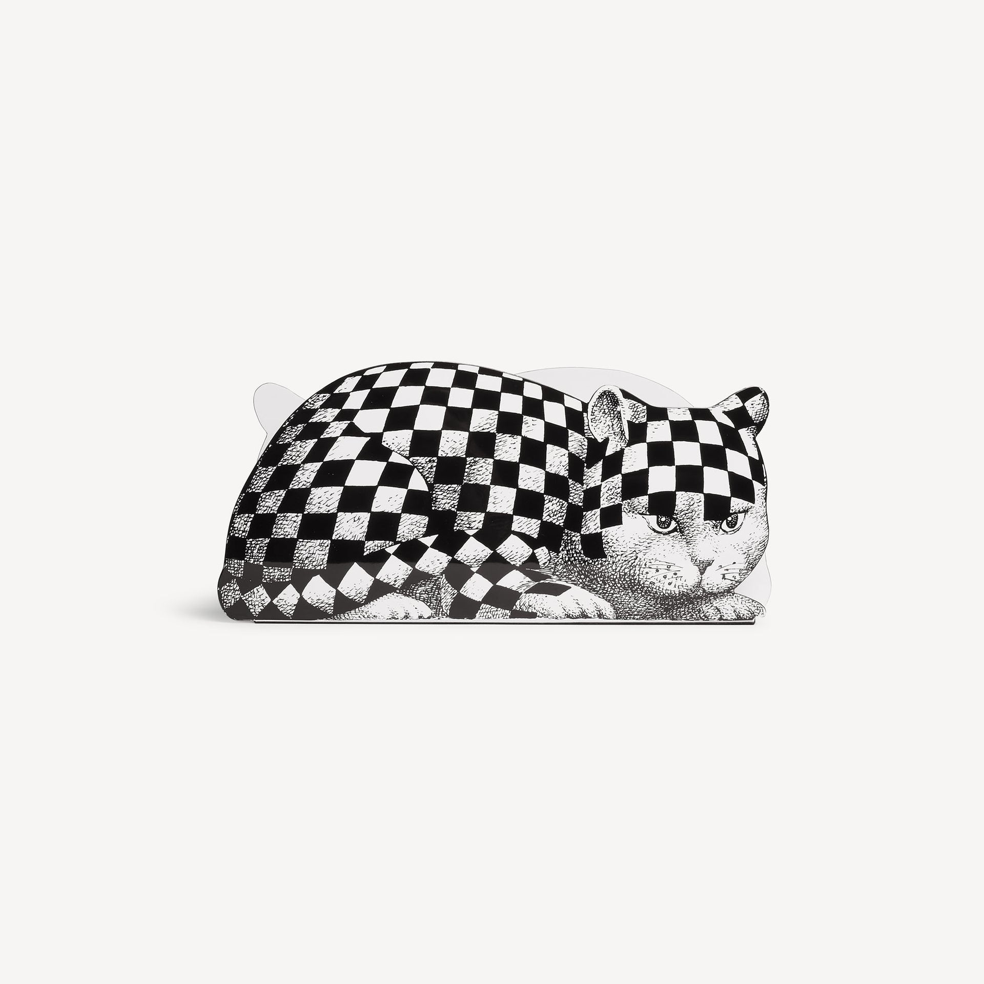 atelier-fornasetti-high-fidelity-zeitschriftenst-nder-metall-katzen image 1