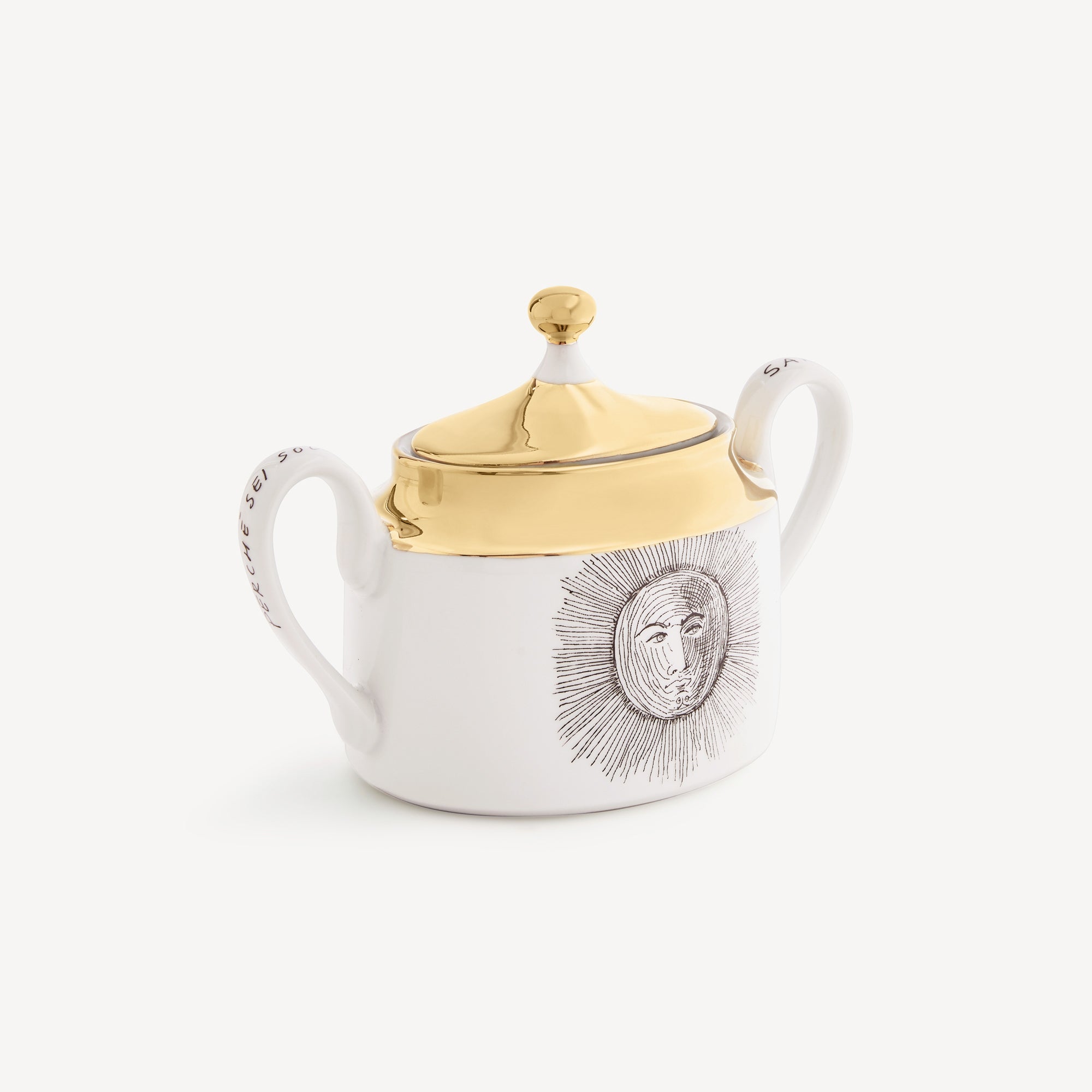 fornasetti-solitario-zuckerdose-porzellan-mit-gold-und-deckel image 3