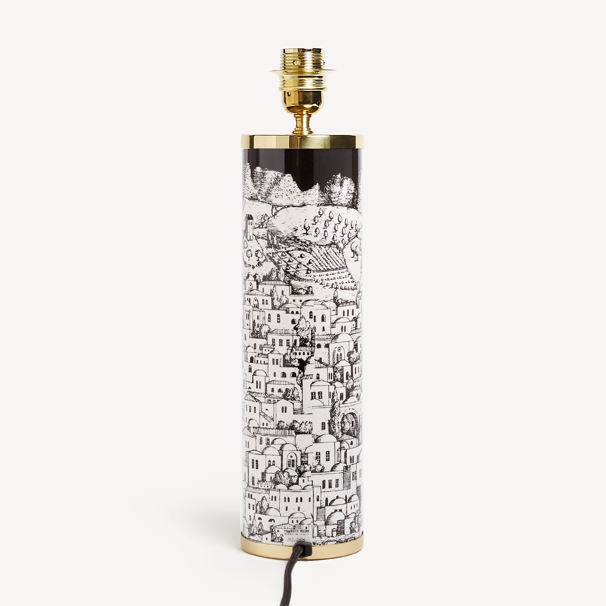 fornasetti-gerusalemme-lampenfu-metall-handbemalt image 3