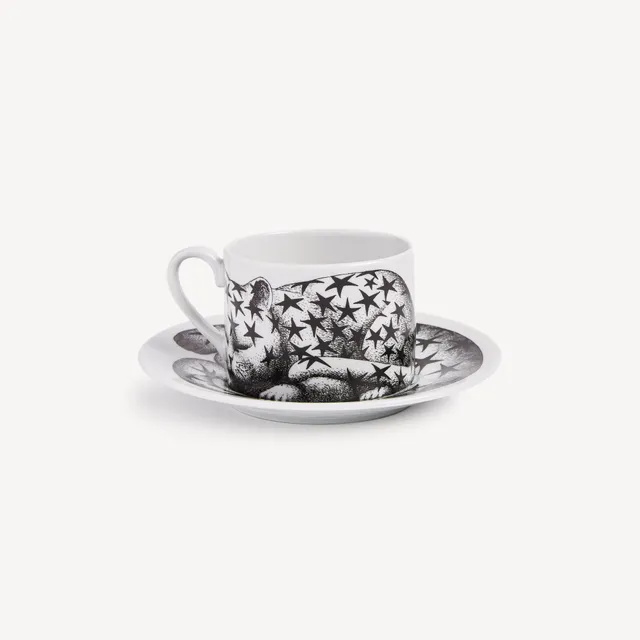 atelier-fornasetti-high-fidelity-stellato-teetasse-porzellan-handbemalt image 1