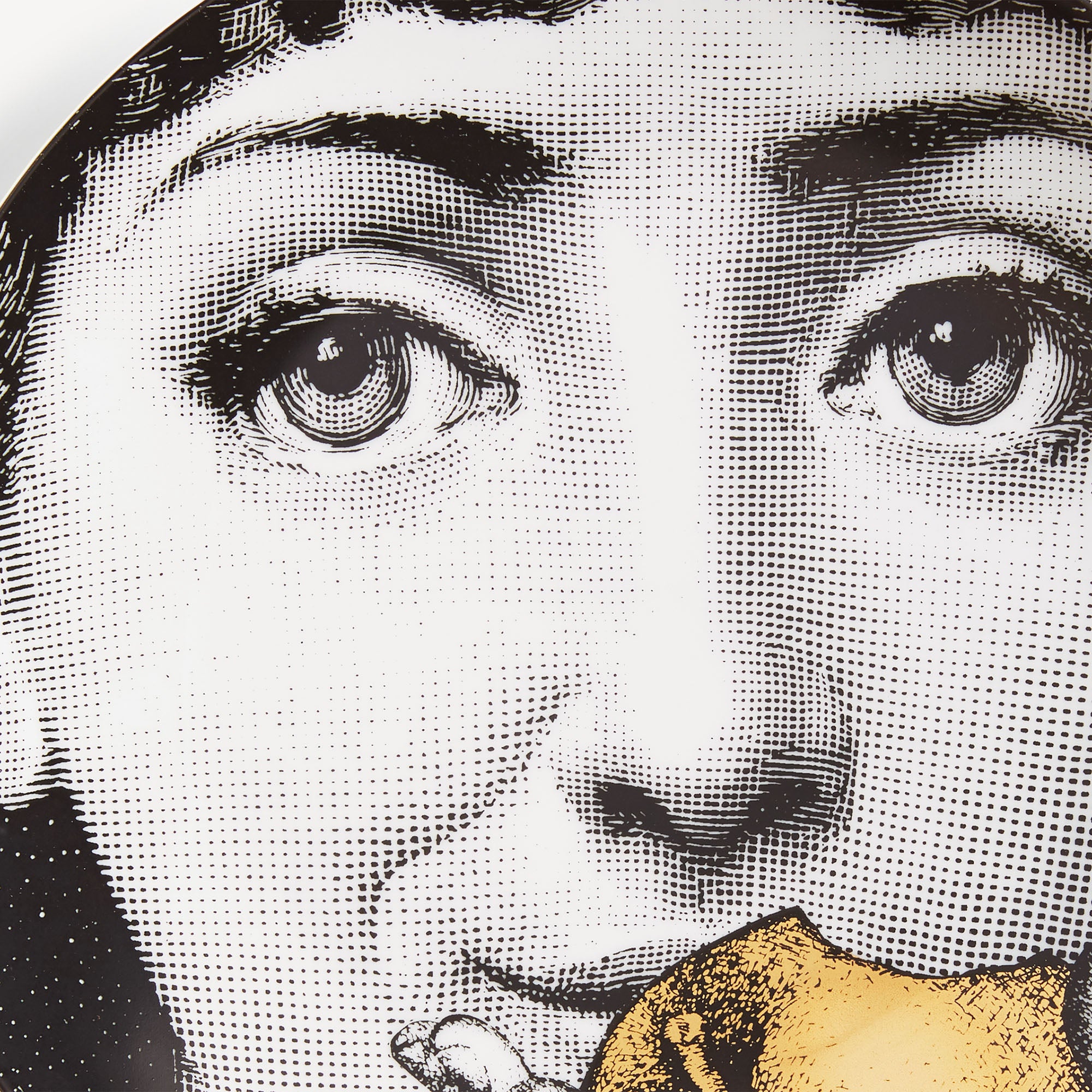 fornasetti-tema-e-variazioni-n-360-wandteller-gold-porzellan image 4