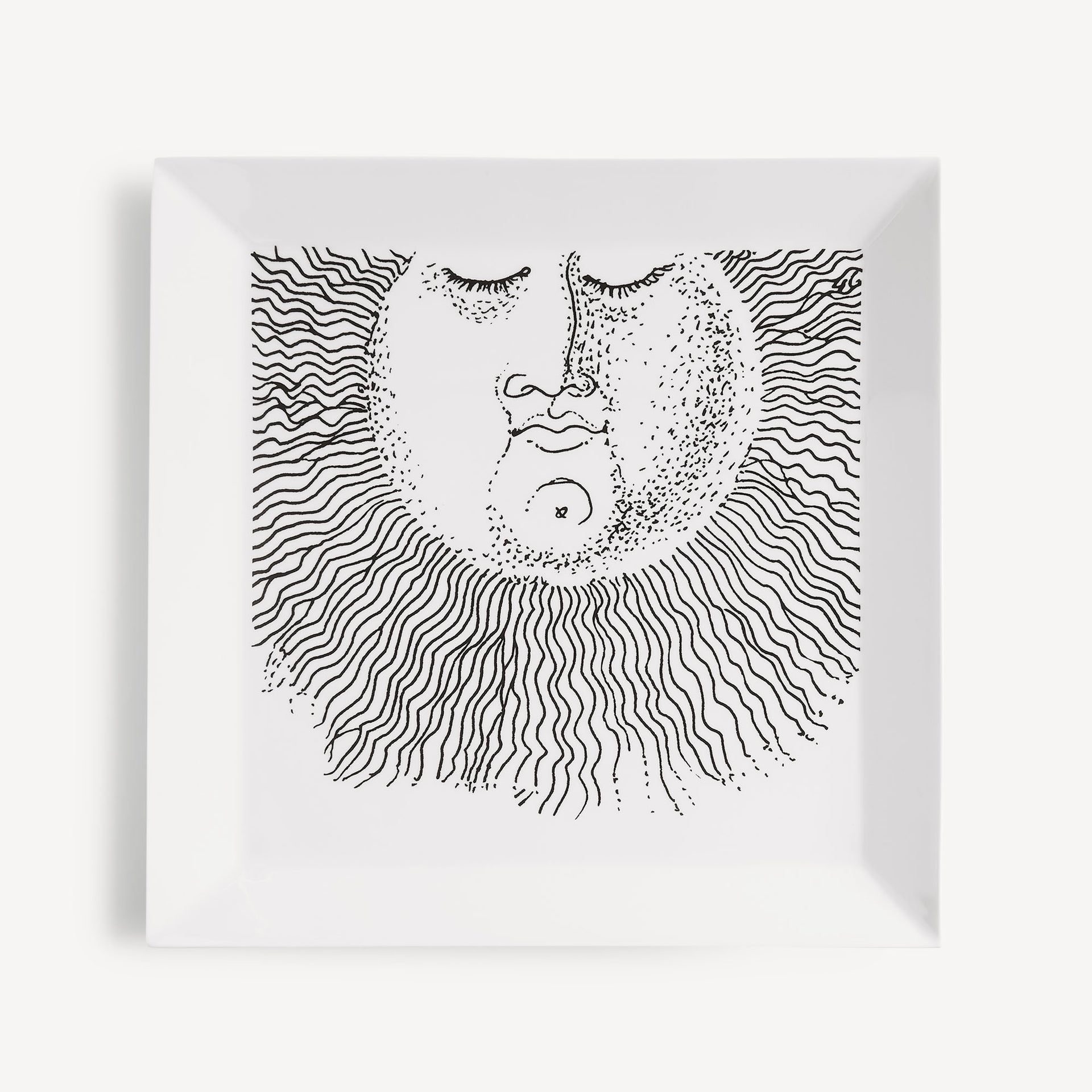 fornasetti-solitario-tablett-porzellan-sonne image 1