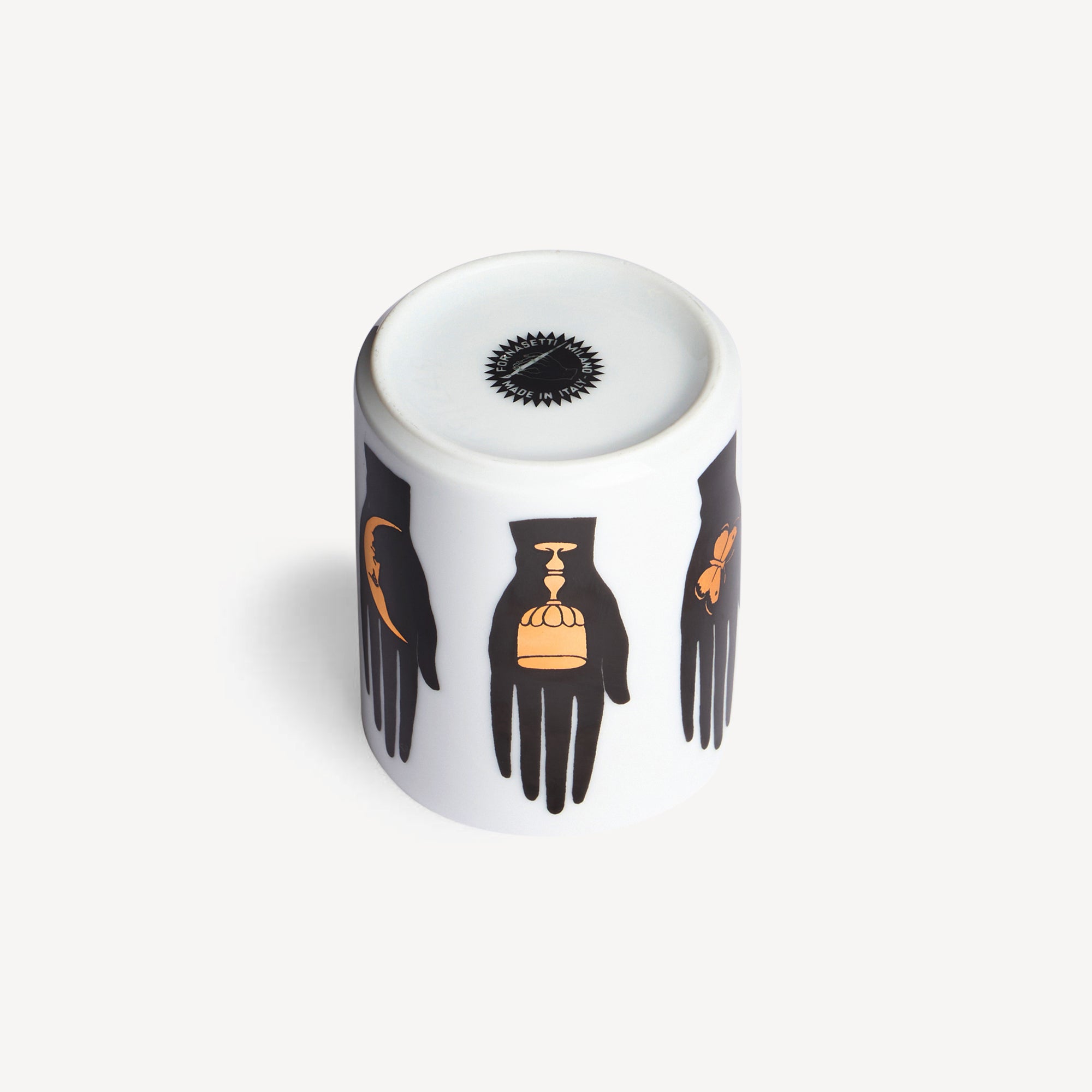 atelier-fornasetti-silhouette-di-mani-stiftehalter-porzellan-h-nde image 2