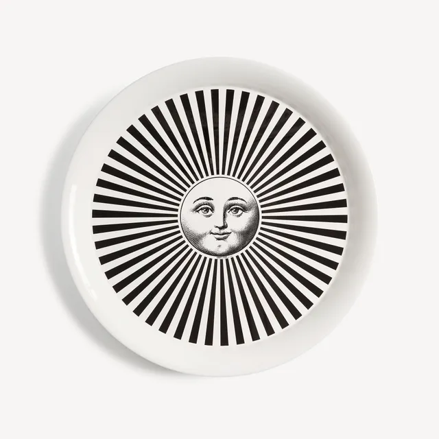 atelier-fornasetti-sole-raggiante-tablett-rund-sonnenmotiv image 1