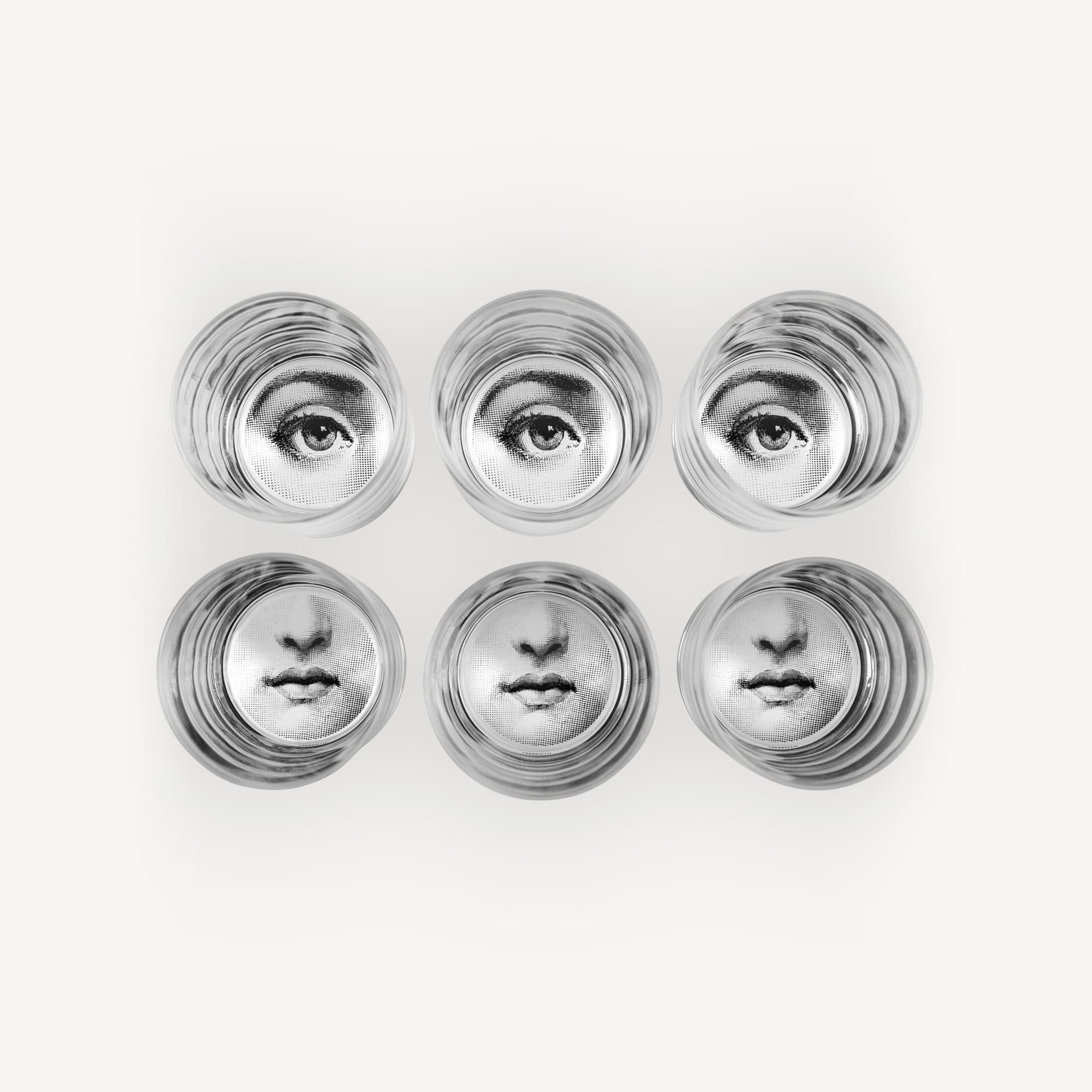 atelier-fornasetti-occhio-e-bocca-gl-ser-set-6-tlg-wasserglas image 1