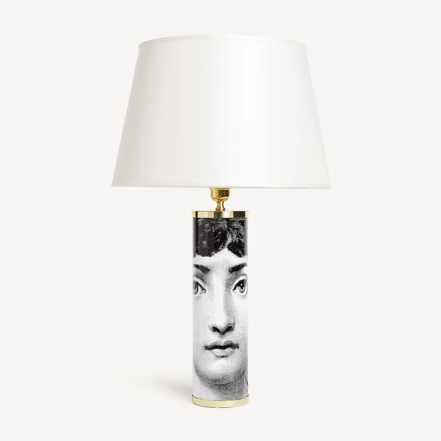 atelier-fornasetti-lampenschirm-konisch-deko-leuchte image 1