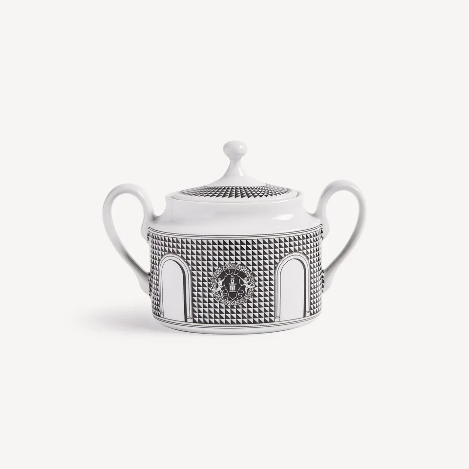 fornasetti-facciata-quattrocentesca-zuckerdose-porzellan image 1