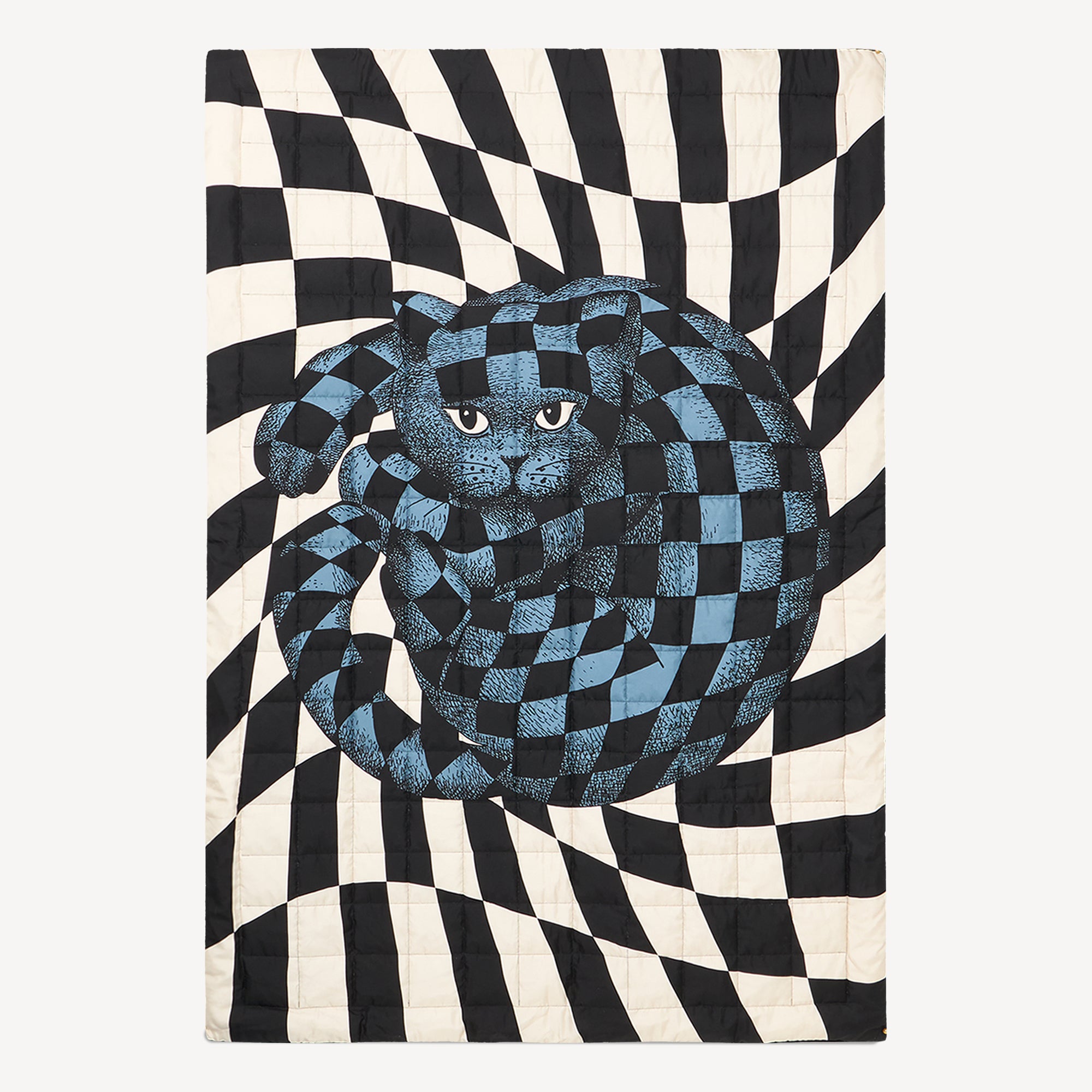 atelier-fornasetti-high-fidelity-plaid-seide-blau image 2