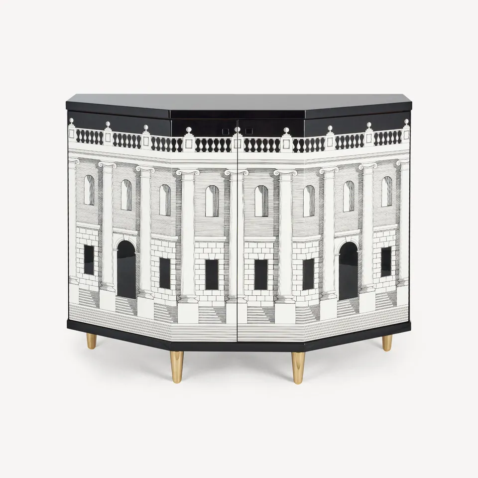 fornasetti-furniture-casa-con-colonne-schrank-polyedrisch-messing image 1