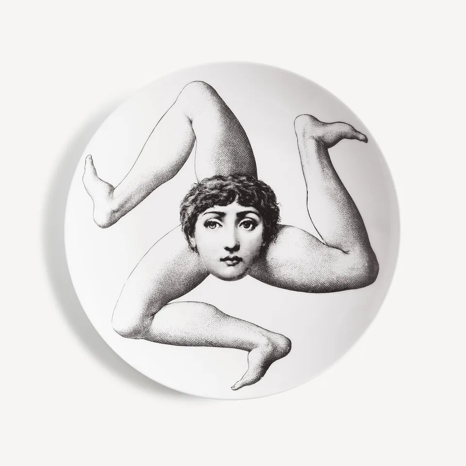 fornasetti-tema-e-variazioni-wandteller-nr-186-porzellan image 1