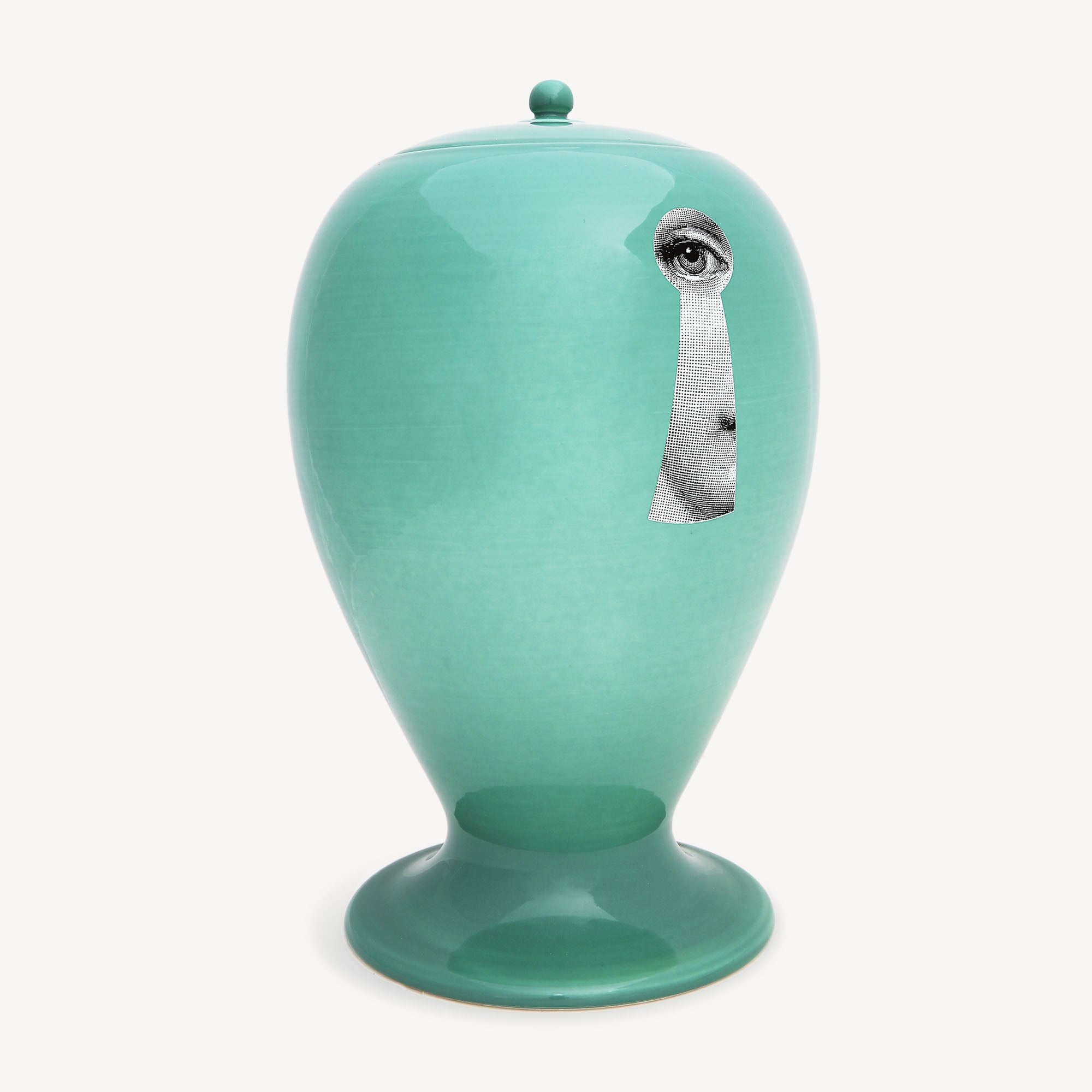 fornasetti-chiave-serratura-vase-porzellan-gr-n-gesicht image 2