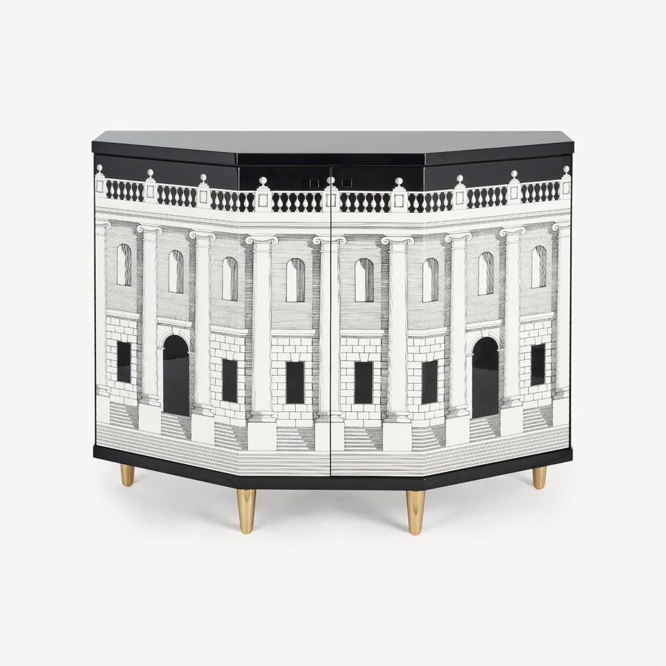 atelier-fornasetti-casa-con-colonne-schrank-polyedrisch-messing image 1