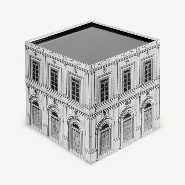 atelier-fornasetti-architettura-cube-kommode-holz-mit-schublade image 1