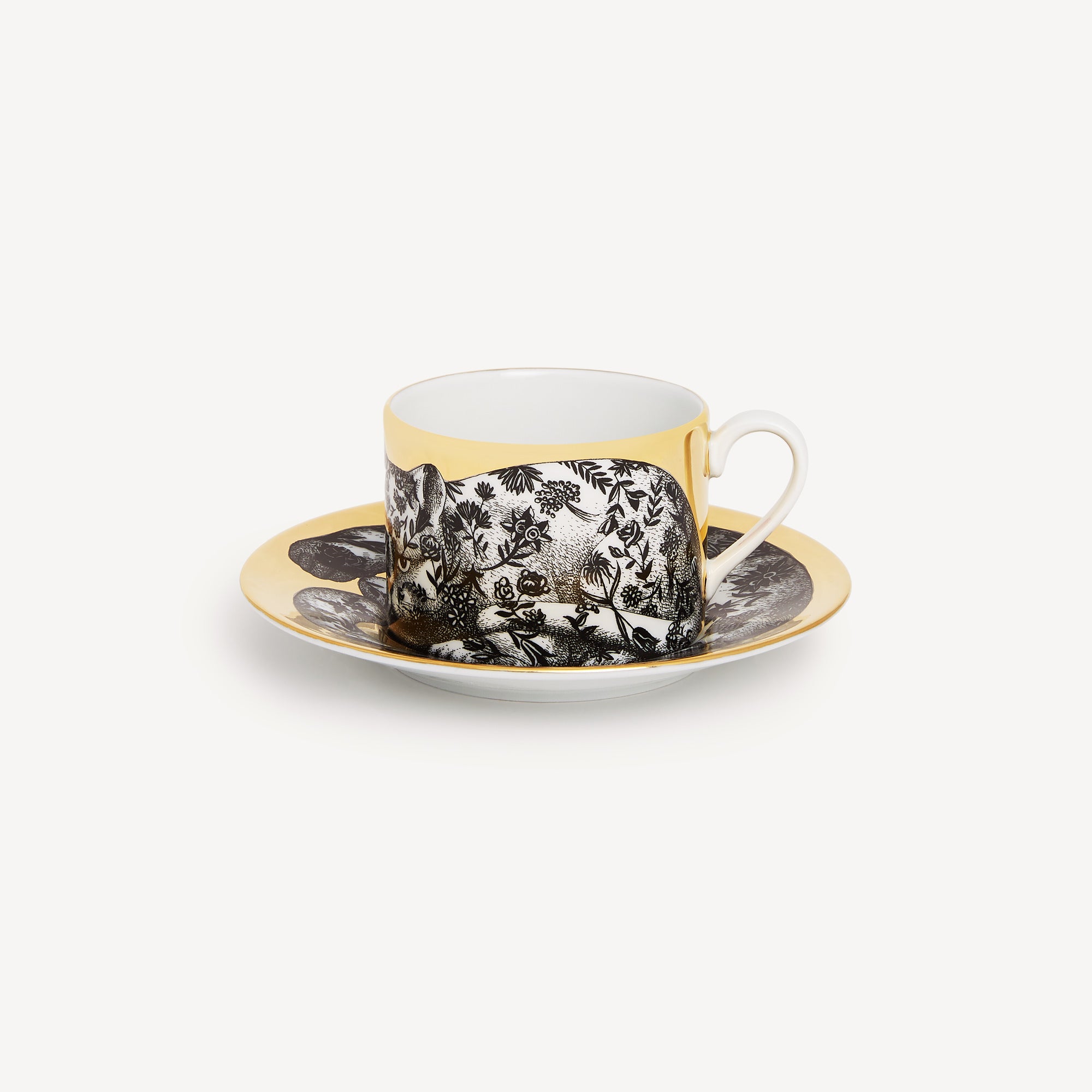 fornasetti-high-fidelity-fiorato-teetasse-porzellan-gold image 2