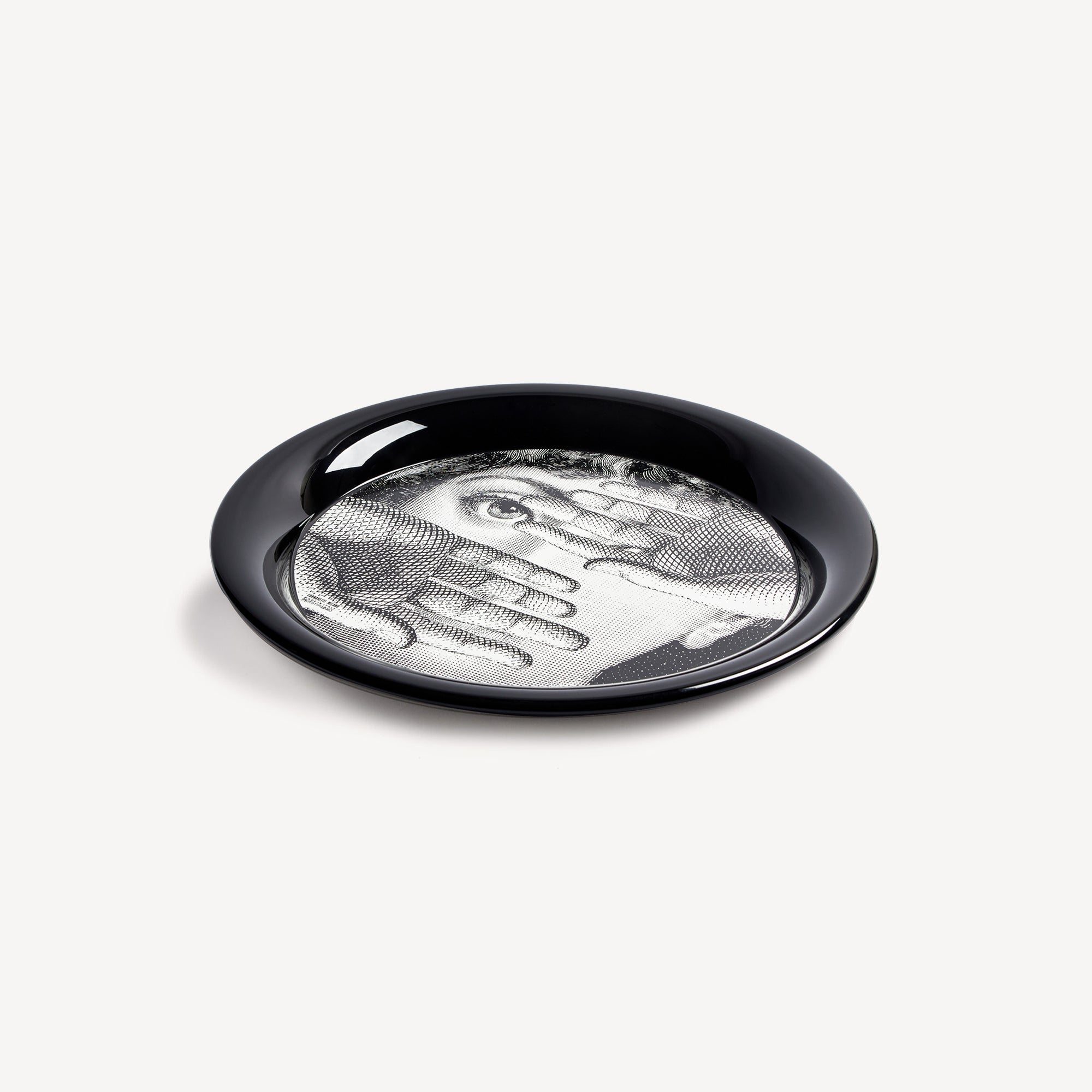 fornasetti-tema-e-variazioni-n-154-tablett-rund-metall-gesicht image 2