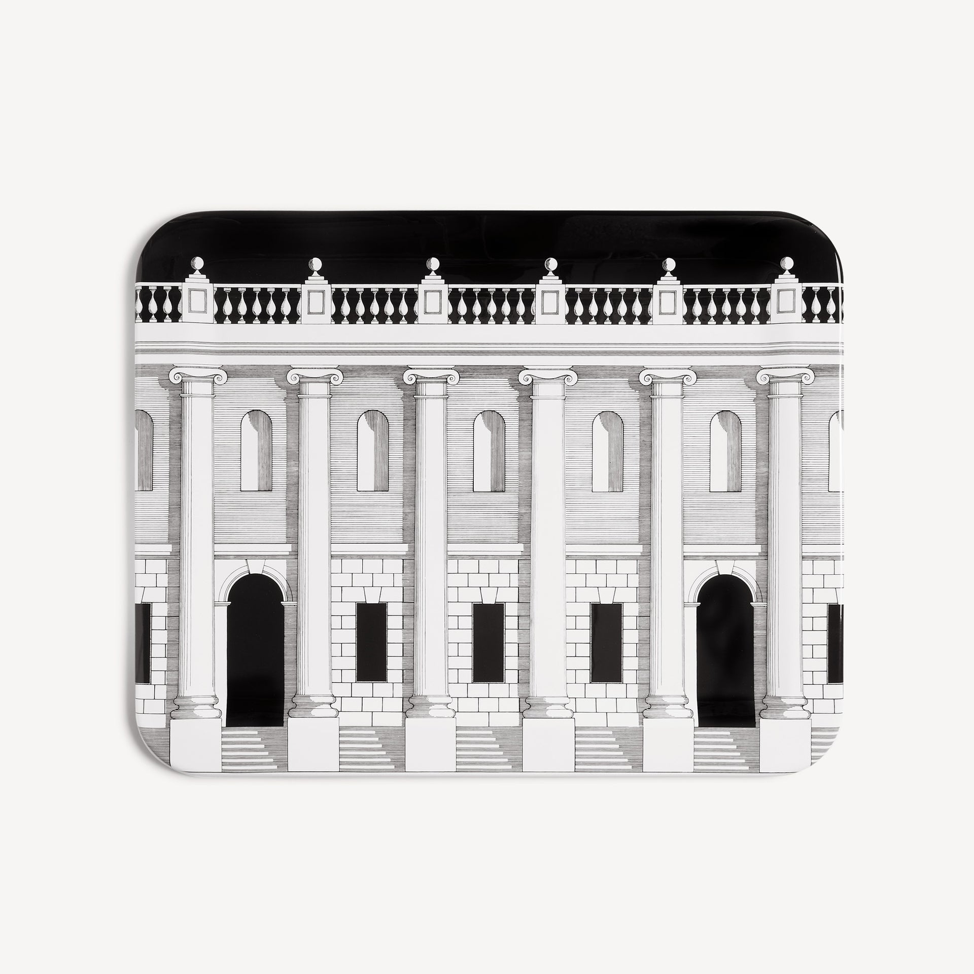 fornasetti-casa-con-colonne-tablett-mit-gestell-architektur image 1