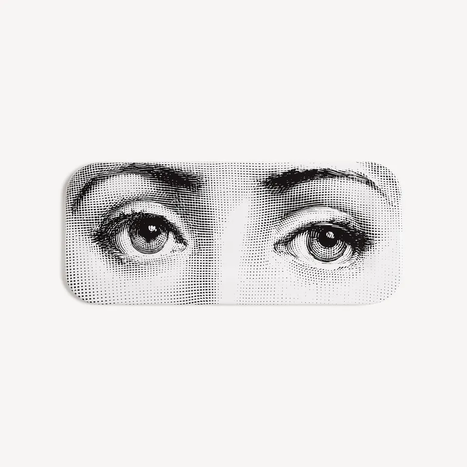 fornasetti-occhi-tablett-augenmotiv-mit-st-nder image 1