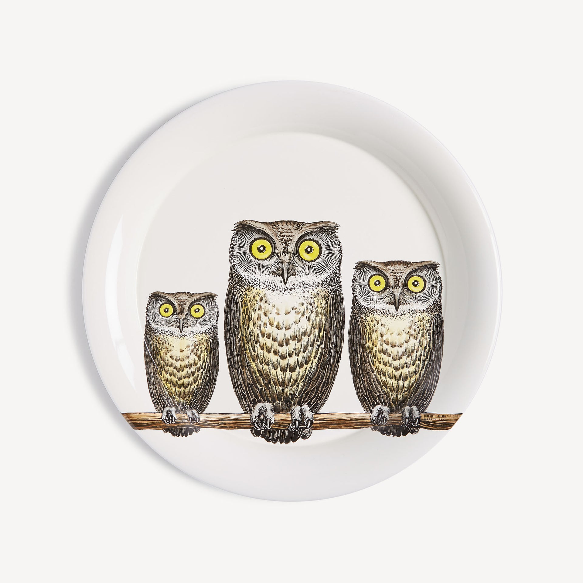 atelier-fornasetti-civette-tablett-serviertablett-eulen-motiv image 1