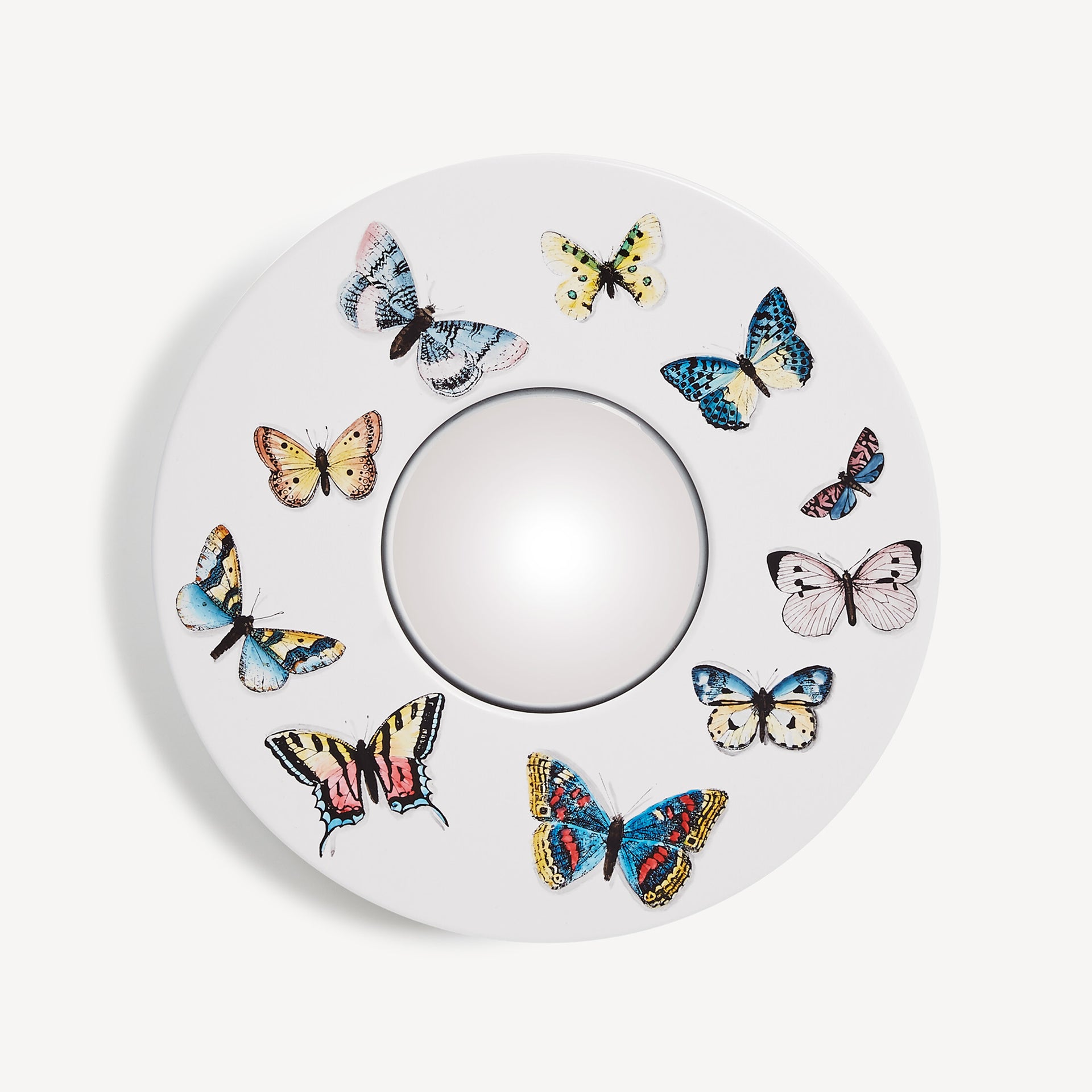 atelier-fornasetti-farfalle-konvexspiegel-holzrahmen-schmetterling image 1