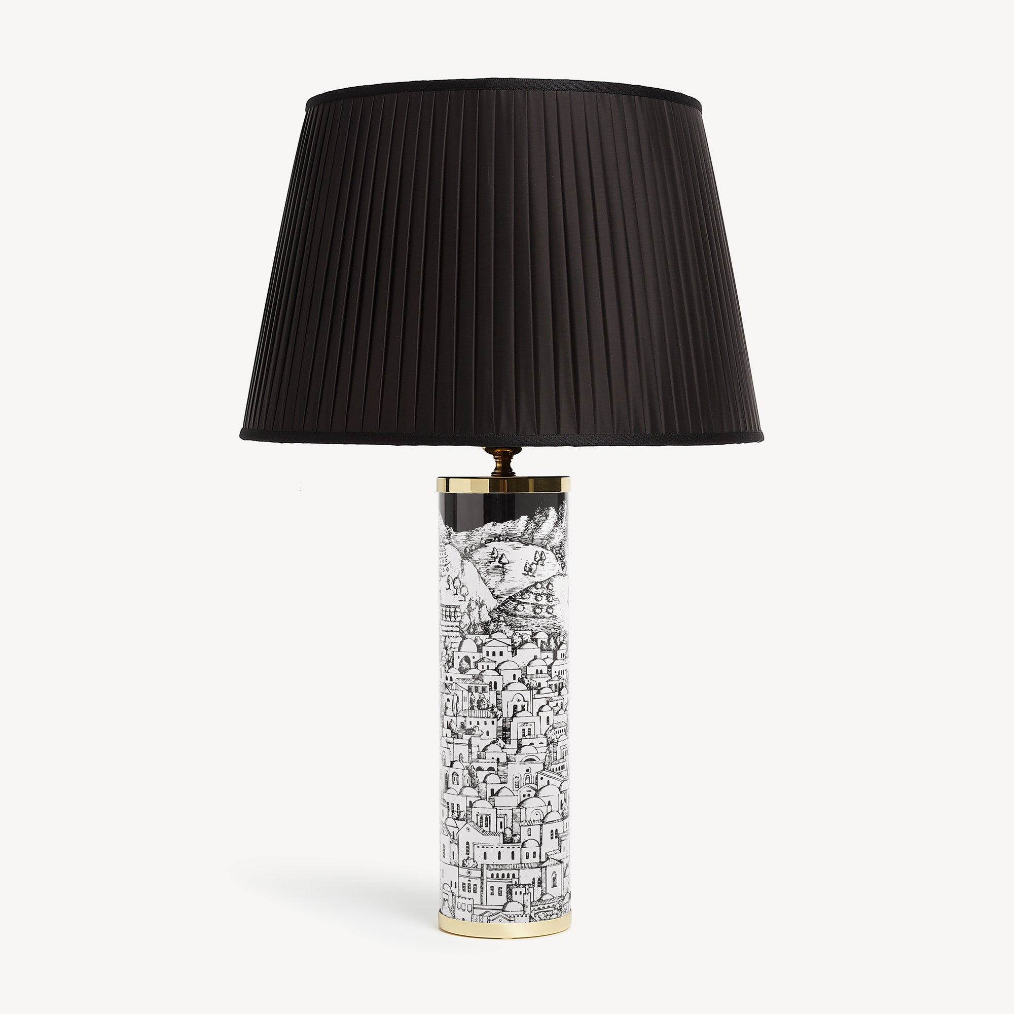 fornasetti-gerusalemme-lampenfu-metall-handbemalt image 2