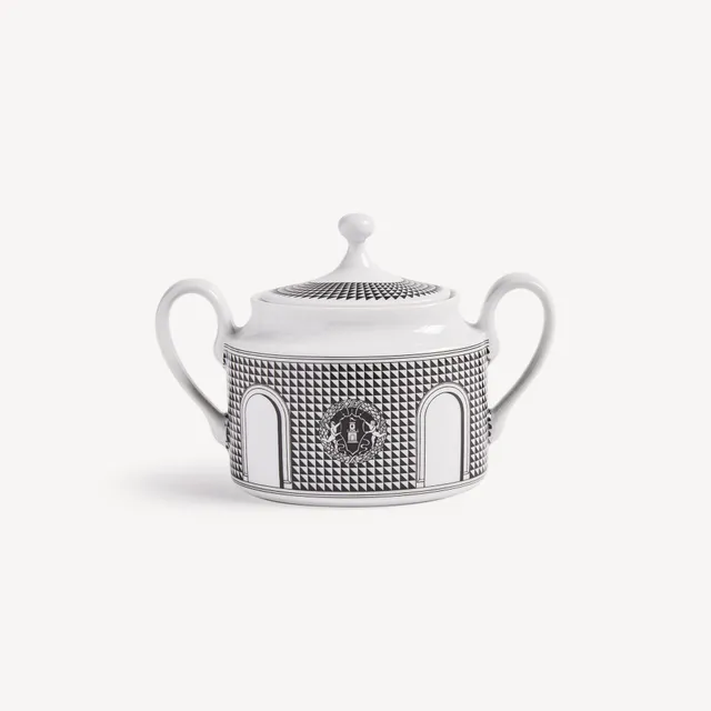 atelier-fornasetti-facciata-quattrocentesca-zuckerdose-porzellan image 1
