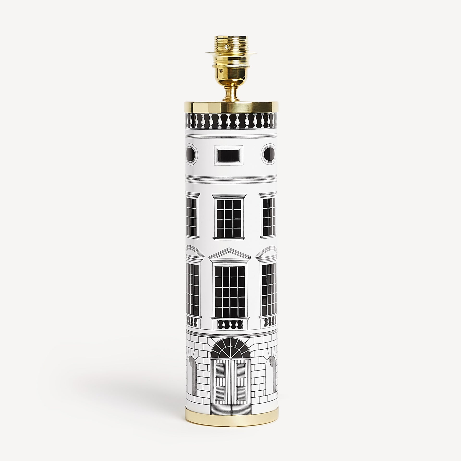atelier-fornasetti-furniture-lampenfu-architettura-metall-zylindrisch image 1