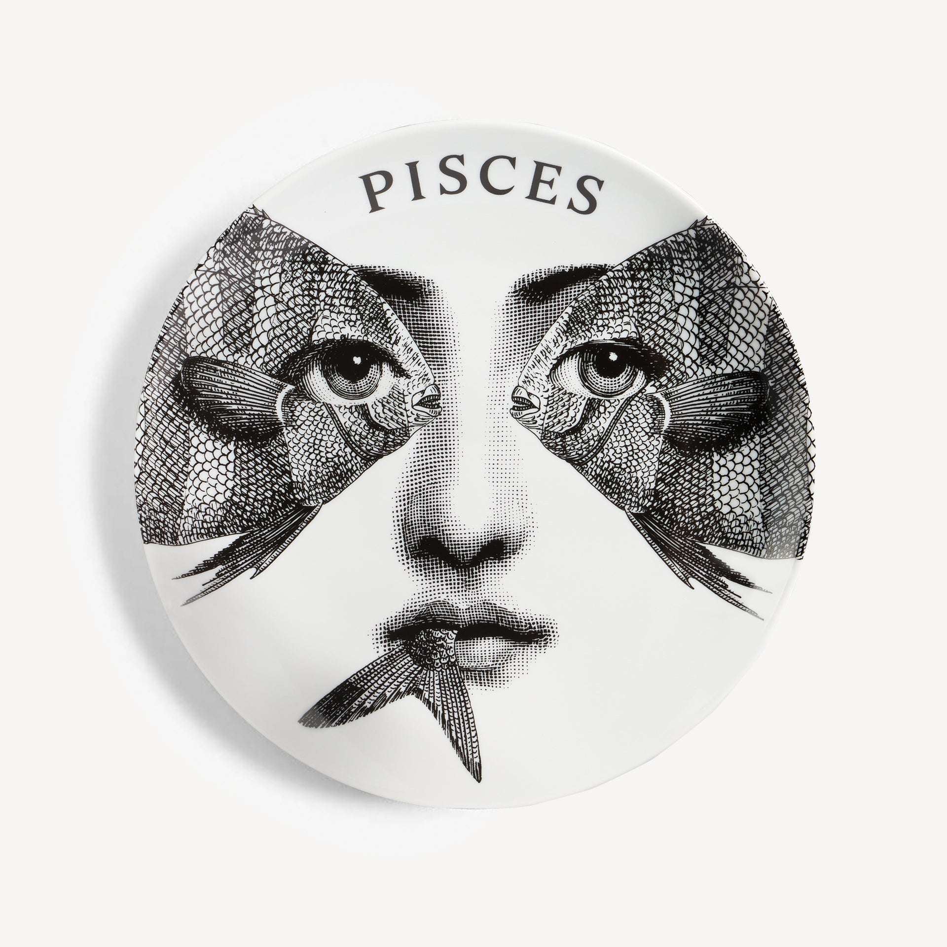 fornasetti-zodiaco-fische-wandteller-n-359-pisces-porzellan image 1