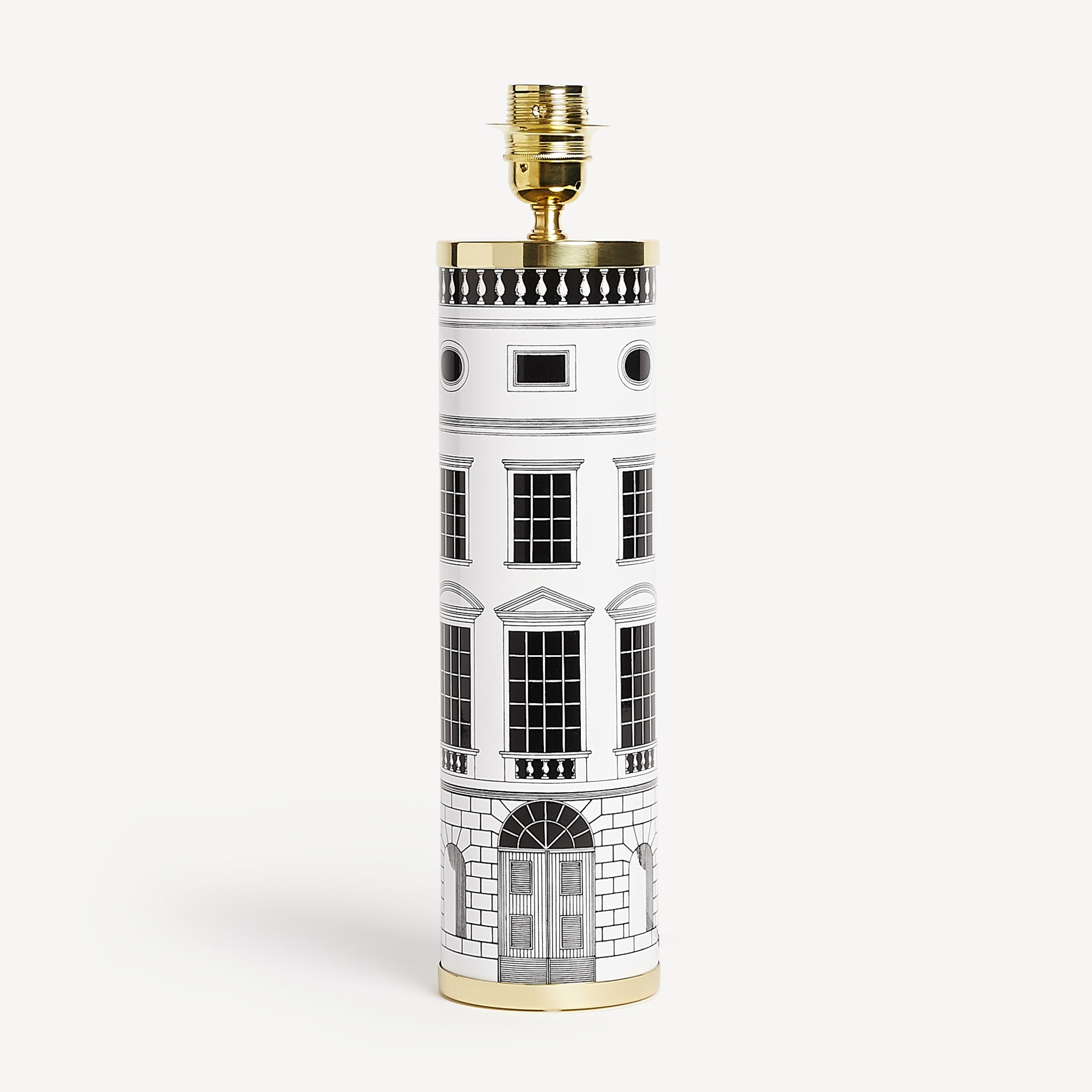 fornasetti-architettura-lampenfu-metall-zylinder-eu-siebdruck image 1