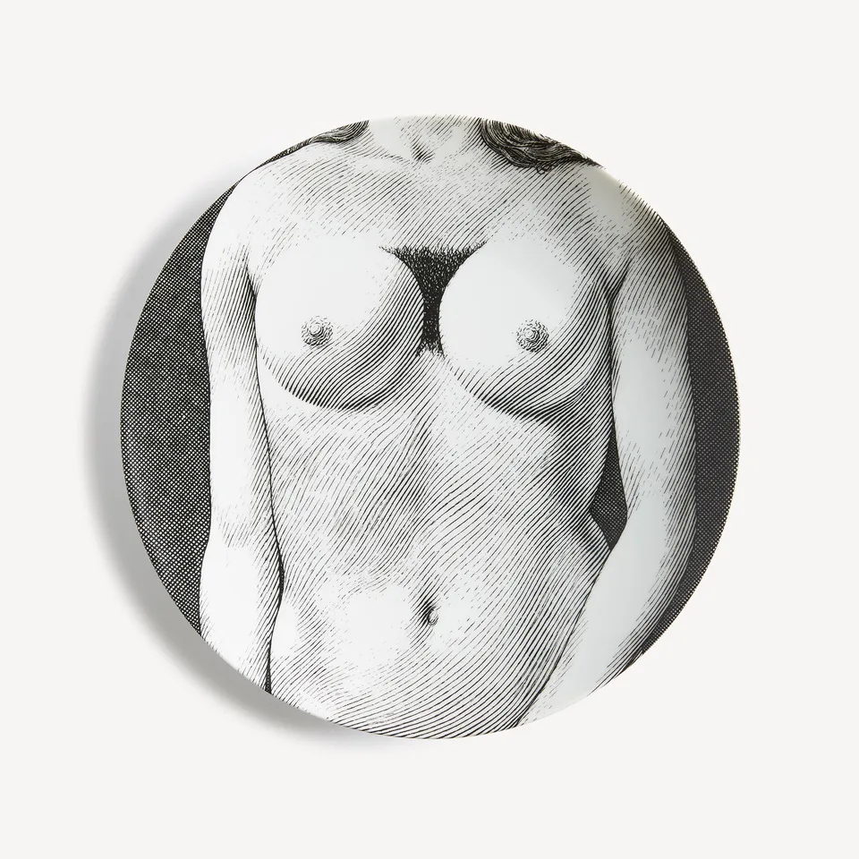 atelier-fornasetti-tema-e-variazioni-wandteller-nr-340-porzellan image 1
