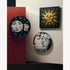 atelier-fornasetti-eclissi-wanduhr-metall-lina-cavalieri-motiv image 4