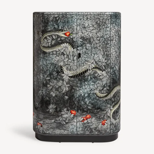 atelier-fornasetti-peccato-originale-runder-schrank-schlange image 1