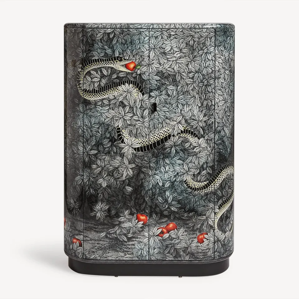 atelier-fornasetti-peccato-originale-runder-schrank-schlange image 1
