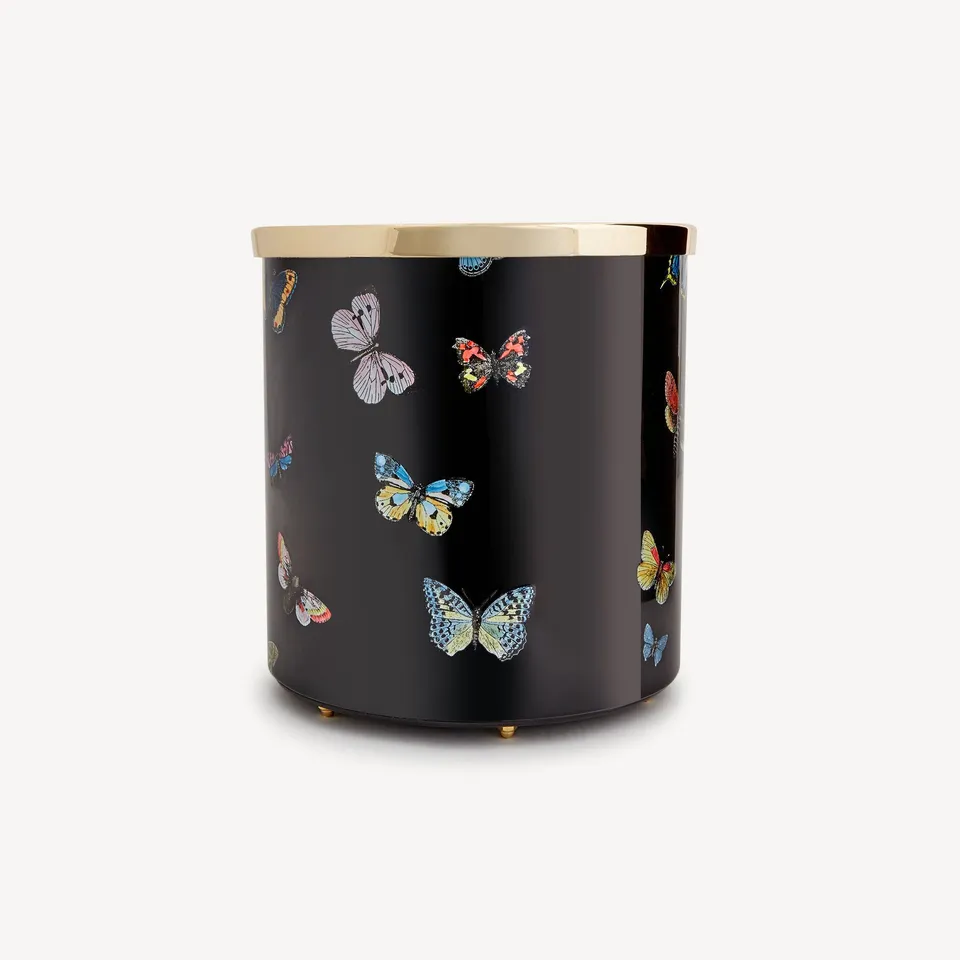 atelier-fornasetti-farfalle-papierkorb-metall-schmetterling-messing image 1