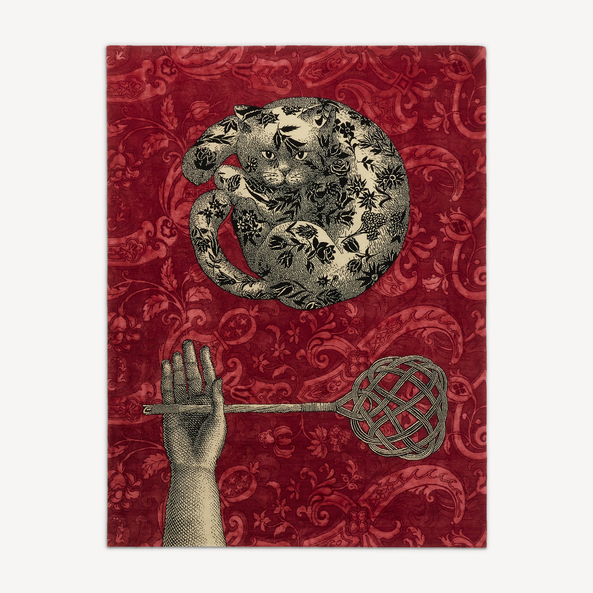 fornasetti-il-gattipanni-teppich-wolle-seide-handgekn-pft image 1