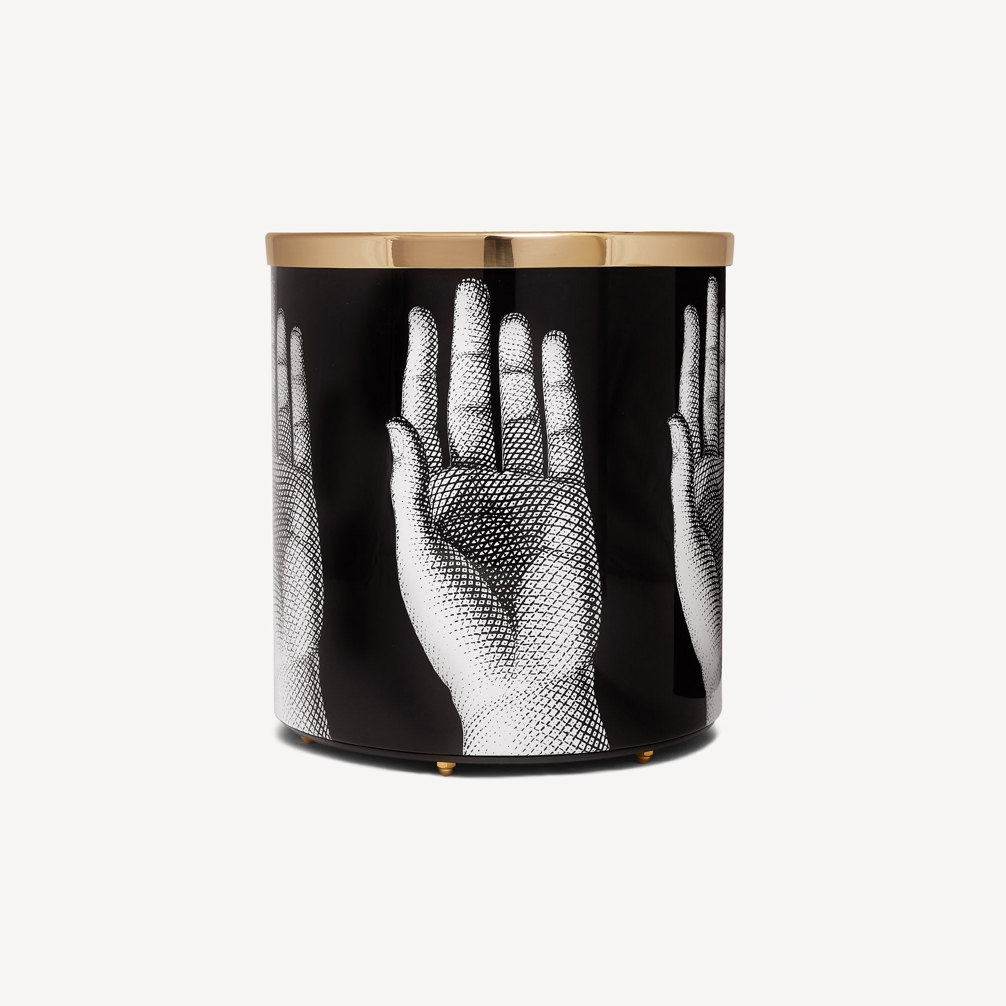 fornasetti-mani-papierkorb-metall-h-nde-schwarz-wei image 2